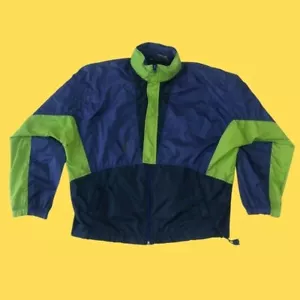 Retro Nike Windbreaker Medium Vintage Unisex Spell Out 90s - Picture 1 of 3