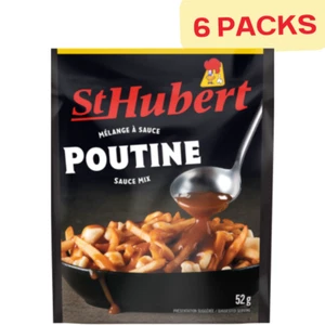 St Hubert, Poutine Gravy Mix, 52g, 6 packs (Imported from Canada) - Picture 1 of 4