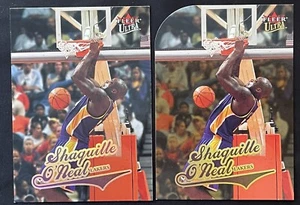 2004-05 Fleer Ultra Shaquille O'Neal Gold Medallion Die Cut + Base #143 Lakers - Picture 1 of 2