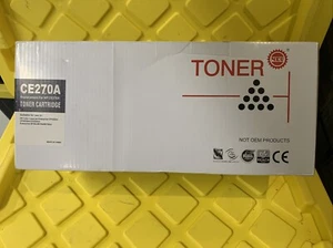 Cartucho de tóner negro CE270A para HP LaserJet Enterprise CP5525 CP5520. #12 - Imagen 1 de 3