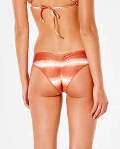 Rip Curl Womens Surf Eco Cheeky Bikini Bottoms in Light Rust L135545 Size Medium - Picture 1 of 3