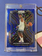 🔥2020-21 ANTHONY EDWARDS FAST BREAK BLUE PRIZM /175 ROOKIE CARD RC #258 DISCO