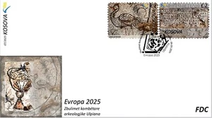 Kosovo Stamps 2025. Europe: Archaeological Discoveries - Ulpiana.  FDC Set MNH - Picture 1 of 1