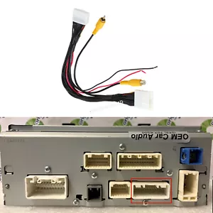 Retain Factory Reverse Backup Camera T Harness For Corolla Highlander 2014-2019 - Picture 1 of 5
