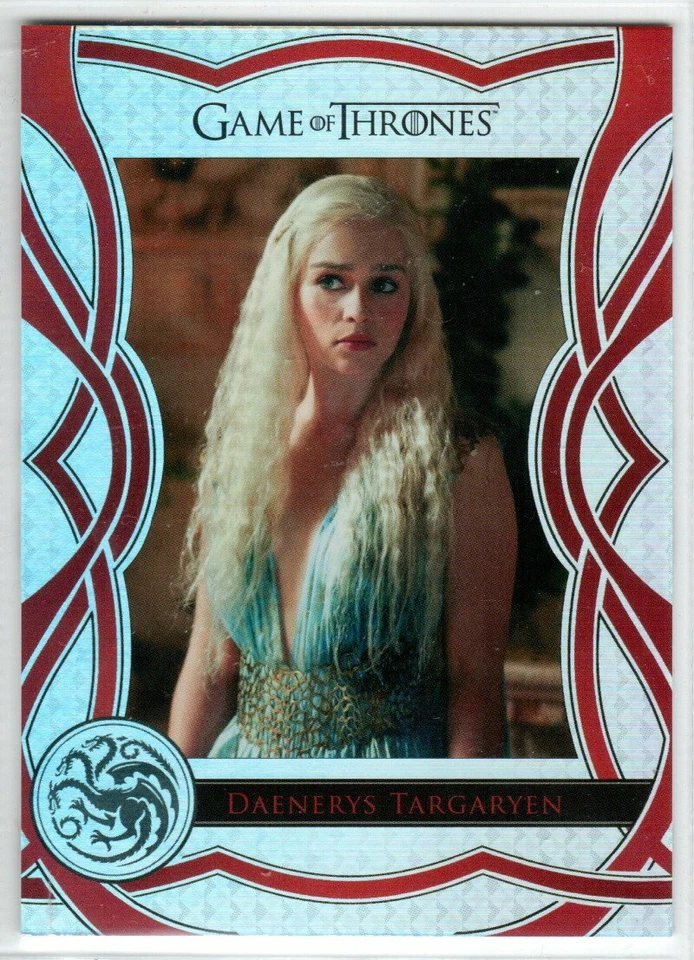 GAME OF THRONES THE COMPLETE SERIES CAST C6 INSERT DAENERYS TARGARYEN CLARKE - Image 1 of 2