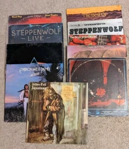 10 Classic Rock Records Vinyl LPs Uriah Heep Steppenwolf Strawbs ELP Pink Floyd - Picture 1 of 11