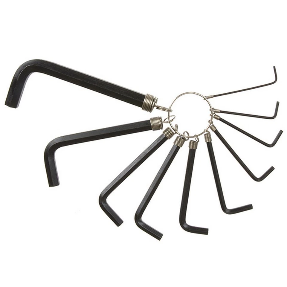 BlueSpot Tools B/S15311 Metric Hexagon Allen Key Set of 10 (1.5-10mm) - Image 1 of 1