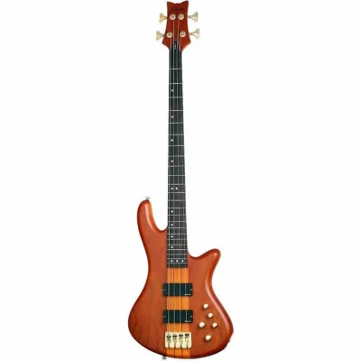 Schecter Stiletto Studio-4 Honey Satin HSN B-Stock Electric Bass Guitar Studio 4 - Image 1 of 4