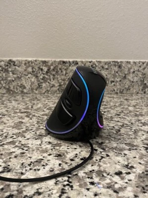 Ergonomic NPET V20 Vertical USB Mouse w/ 7 Programmable Buttons & Adjustable DPI - Image 1 of 4