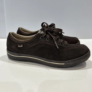 Keds Damen 6,5 Retro Braun Wildleder Turnschuhe Athletisch Tennis Wandern Schuhe - Bild 1 von 11