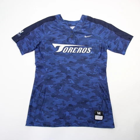 San Diego Toreros Nike Game Jersey - Softball Women's Dark Blue Used Cover