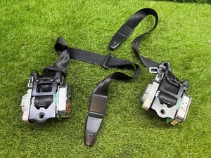 2010 11 12 13 14 15 16 Audi S4 OEM Black Pair Seat Belts Retractor - Picture 1 of 8