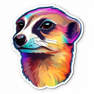 Autoaufkleber Sticker Erdmännchen Aufkleber - Picture 1 of 1