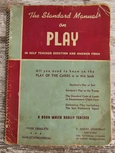The Standard Manual on Play of Bridge card game, 1938 - Imagen 1 de 14