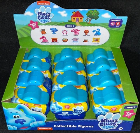 Blues Clues & You Collectible Figure Blind Bag Blue Paw Series 3 DISPLAY CASE Cover