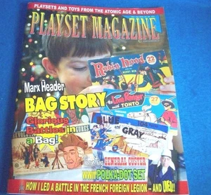 playset magazine #86 March 2016- Marx header card sets and more - Imagen 1 de 4