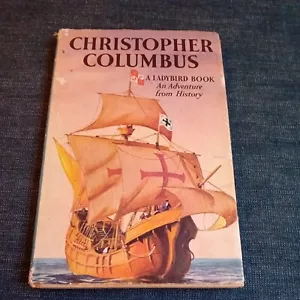 Christopher Columbus A Ladybird History Book Series 561. L.Du Garde Peach 1st Ed - Picture 1 of 6