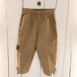 Fjallraven Cargo Shorts Beige Hiking Knee Length High Waist W 30'' Size 38 Women - Picture 1 of 18