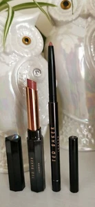Ted Baker Nude Lipstick & Lip Crayon Black Case New - Picture 1 of 9