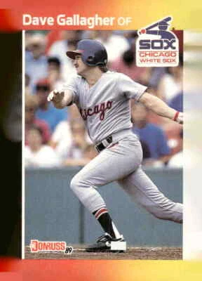 1989 Donruss #384d Dave Gallagher - Image 1 of 2