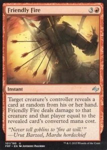 FRIENDLY FIRE 101/185 FATE REFORGED MTG MAGIC NM - Picture 1 of 1