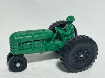 Scale Models National Farm Toy Museum Open House 2000 Green Plastic Tractor Man - Image 1 of 3