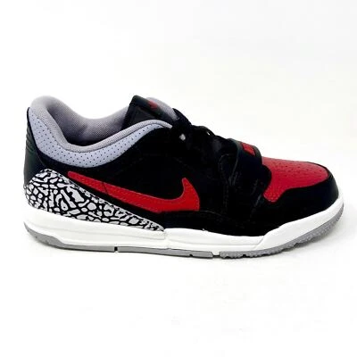 Jordan Legacy 312 Low PS Black Red Bred Cement Kids Shoes Sneakers CD9055 006 - Image 1 of 4
