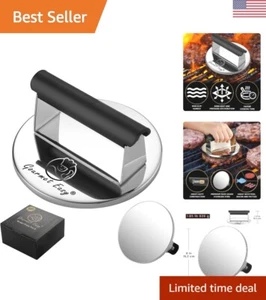 2lb Smash Burger Press Stainless Steel, Burger Smasher for Griddle Heat... - Picture 1 of 7