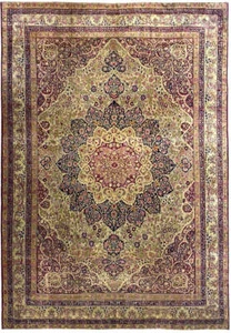 1900's 10x13' Authentic Antique Perrsian Kermaanshah Rug # F-6553 - Picture 1 of 10