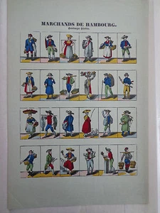  Vintage Imagerie Pellerin/Marchands de Hambourg Print INV2278 - Bild 1 von 2