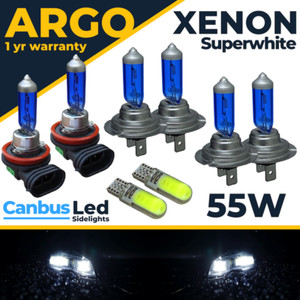 Para Renault Laguna Coupe Xenón Blanco 2008-12 LED Niebla Luz Lateral Faro Focos