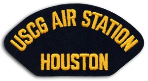 US Coast Guard Air Station Houston Texas Cap Patch Bügelbild Rückseite - Bild 1 von 1