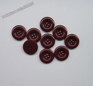 Resin Coat Sewing Buttons DIY 15mm 18mm 20mm 23mm 25mm 28mm 30mm 34mm 38mm - Picture 1 of 30