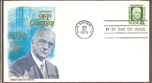 US SC # 1400 Amadeo Peter Giannini FDC. fleetwood Cachet - Picture 1 of 1