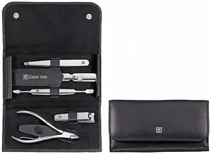 Zwilling CLASSIC INOX Maniküreset Druckknopf Manicureetui Lederetui Nagelpflege - Picture 1 of 1