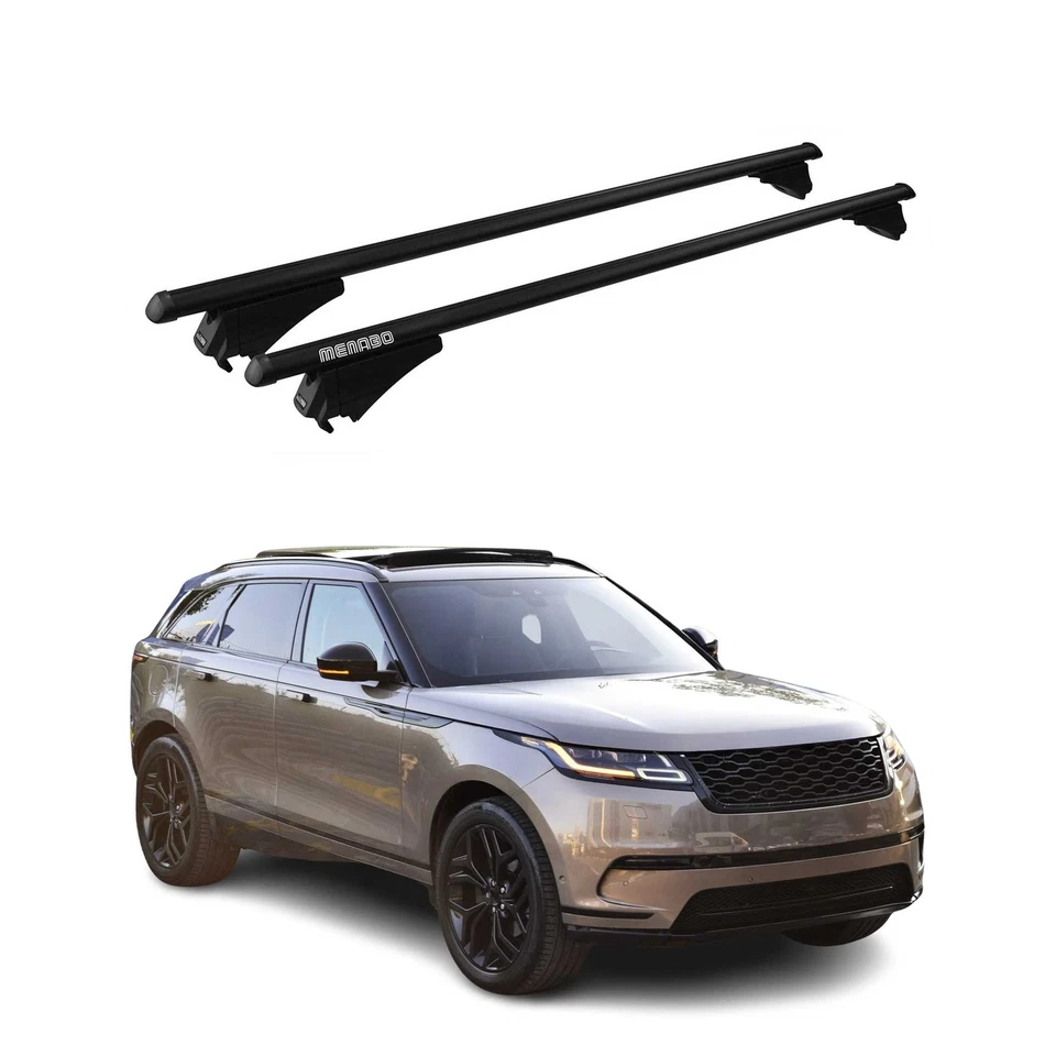 Top Roof Racks Cross Bars for Land Rover Range Rover Velar 2018-2026 Black 2Pcs - Image 1 of 4