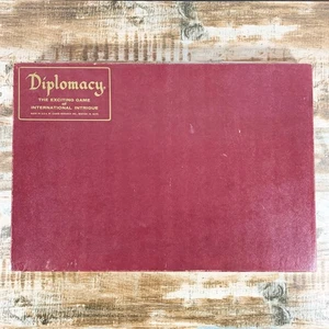 1971 Diplomacy Board Game - 100% Complete w/ Instructions And Wooden Pieces - Picture 1 of 3