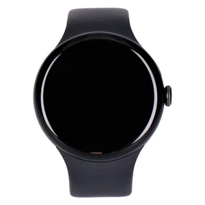 Google Pixel Watch 3 LTE 45mm Obsidian grau mit Sportarmband sehr gut - Afbeelding 1 van 4
