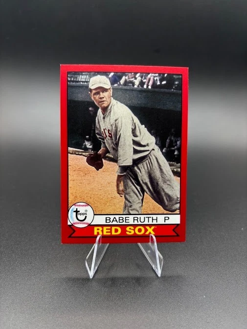 2016 Topps Baseball 101 Babe Ruth Red #13/50 - Image 1 of 3