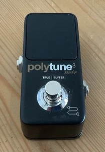 TC Electronic Polytune Mini 3 Noir Pedal Tuner with Bonafide Buffer - Picture 1 of 5