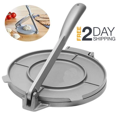Aplastador De Aluminio De 8 Pulgadas Prensa Para Hacer Tortillas Tostones Arepas - Изображение 1 из 4