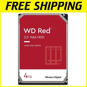 WD Red 4TB NAS Internal Hard Drive - 5400 RPM, SATA 6 Gb/s - Picture 1 of 9