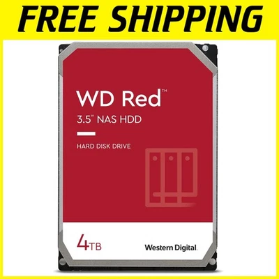 WD Red 4TB NAS Internal Hard Drive - 5400 RPM, SATA 6 Gb/s - Image 1 of 4