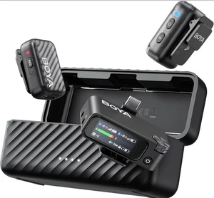 BOYA BOYAMIC 2 Wireless Microphones for iPhone 15-16/Android/PC/Camera - Picture 1 of 3