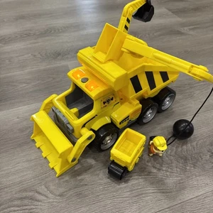 Paw Patrol Rubble Ultimate Rescue Bau LKW Licht Sounds getestet Rarität - Bild 1 von 12