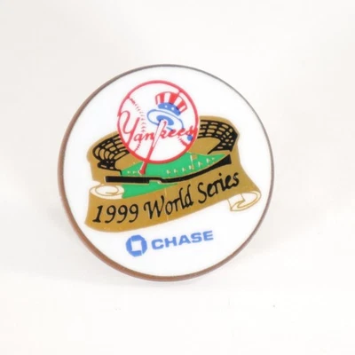 New York Yankees 1999 World Series Chase Pin NYY Baseball Lapel Sports NY - Image 1 of 2