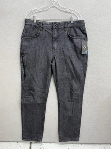 NWT Black Diamond Mission Wool Denim Pants Mens 36x32 Dark Wash Stretch Hiking - Picture 1 of 11