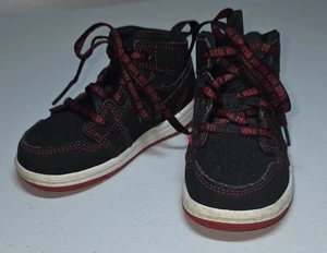 Nike Air Jordan Black Red CU6619-062 Toddler Size 7C - Picture 1 of 6
