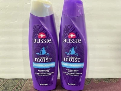 Champú y acondicionador Aussie Mega Moist 13,5 fl oz nuevo Foto 1 de 2