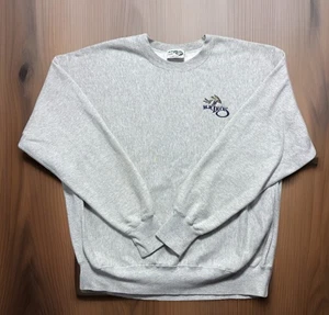 M.R. Ducks Sweatshirt Gray Embroidered Crewneck Pullover XL Ocean City Maryland - Picture 1 of 9